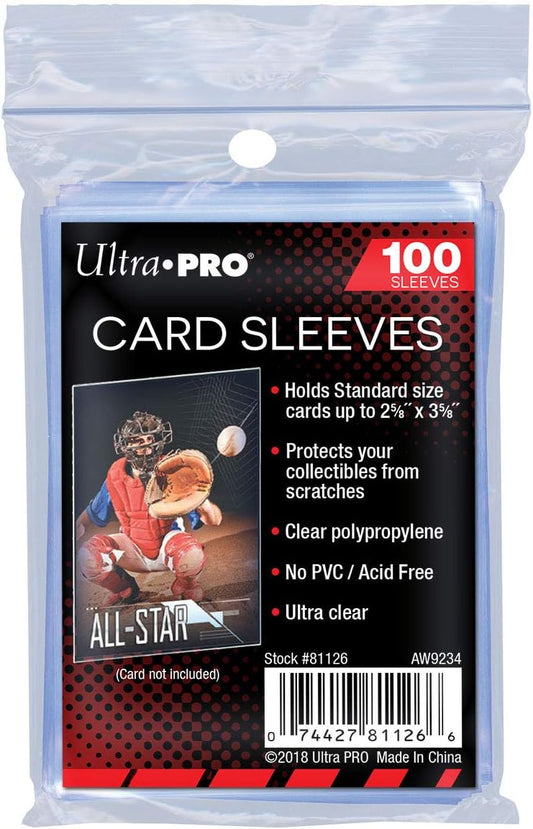 Sleeves Protèges Cartes - - Transparent - 100 Piece