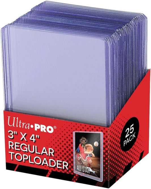 Toploader Transparent Regular Ultra Clear 3"x4" Par 25