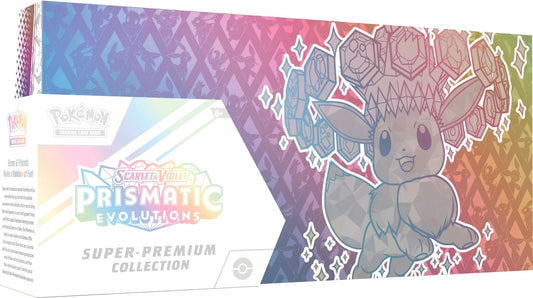 le coffret Pokémon EV8.5 Super-Premium Collection Évolutions Prismatiques