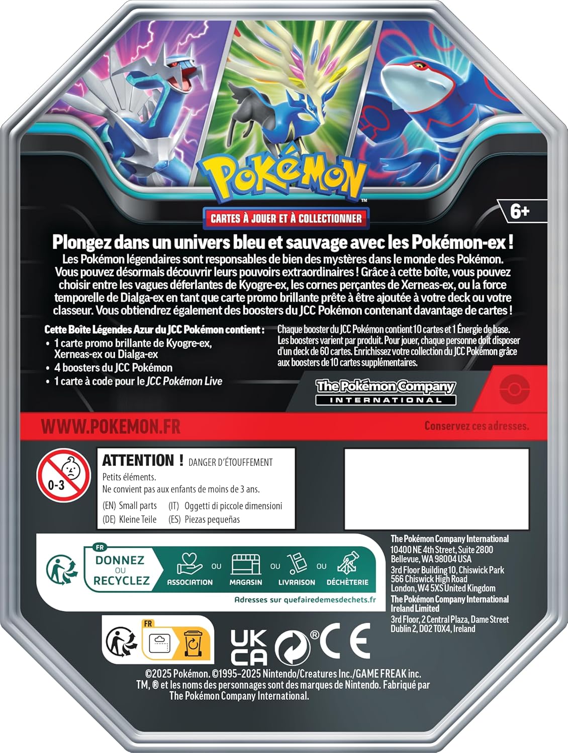 Pokébox  Pokémon kyogre scellé FR